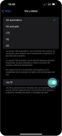 VoLTE paso 5